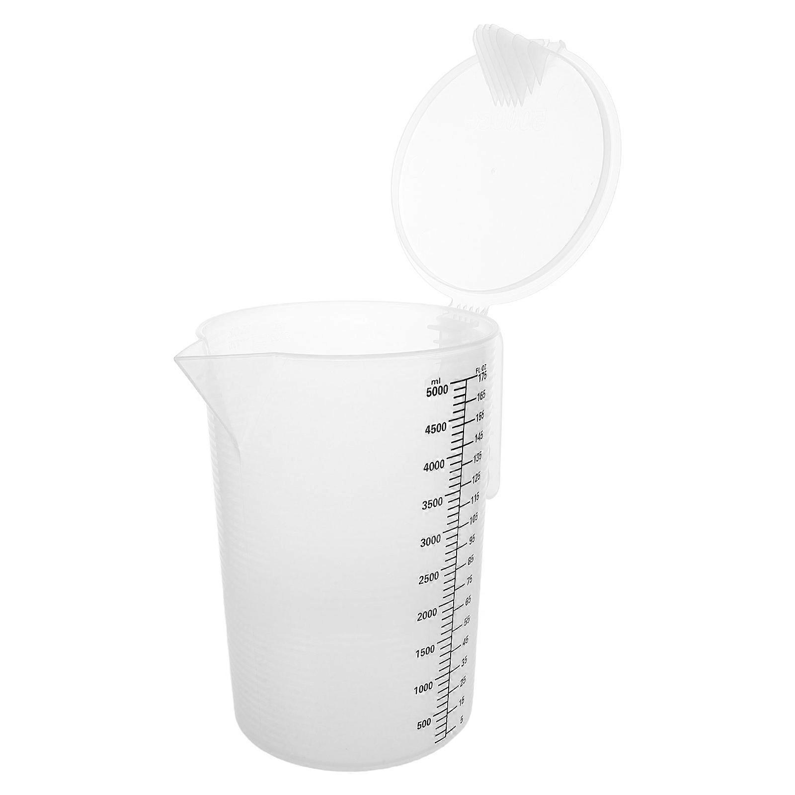 Large Plastic Measuring Cup Transparent for Kitchen Formula Pitcher Consistency
