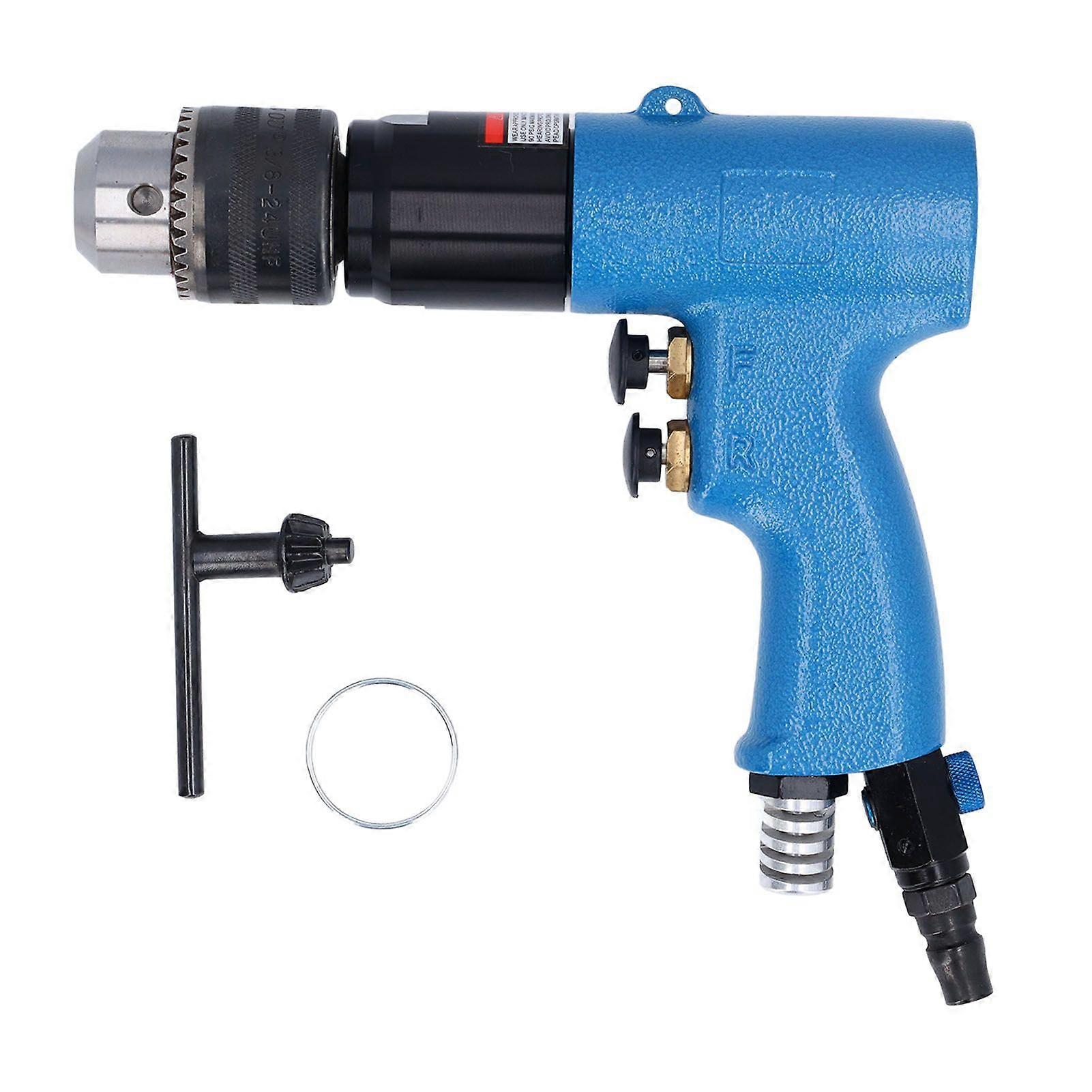 Pneumatic Pistol Drill 1/2 Adjustable Speed Reversible Air Power Screwdriver Drill