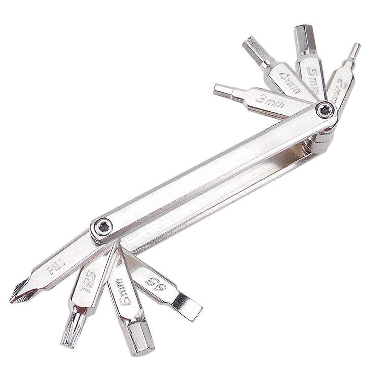 Bicycle Multitool Kit Screwdriver Wrench Chain Tool eight in 1