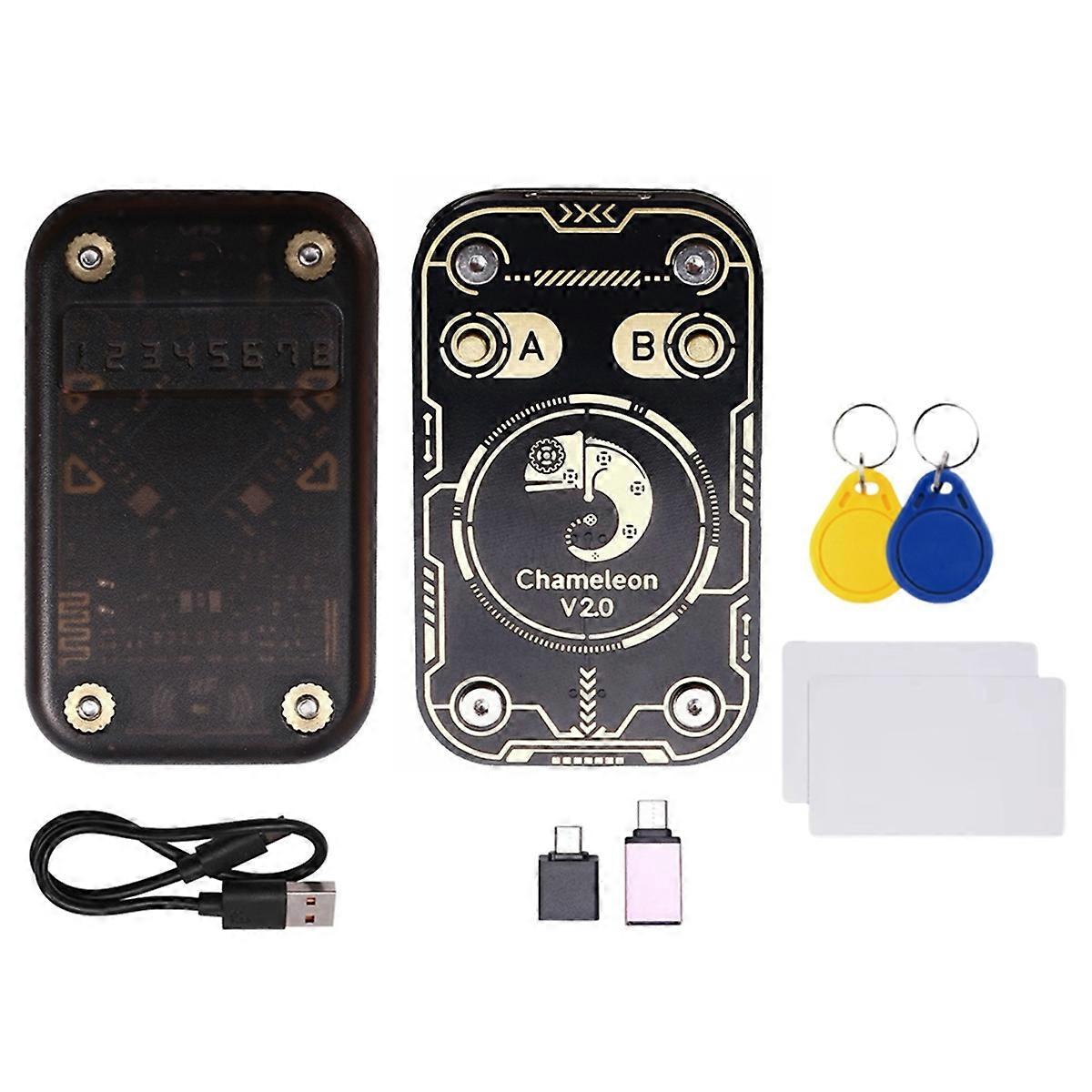 Chameleon V2.0 RFID Smart Chip Reader+2xUID Keychain/CUID Card