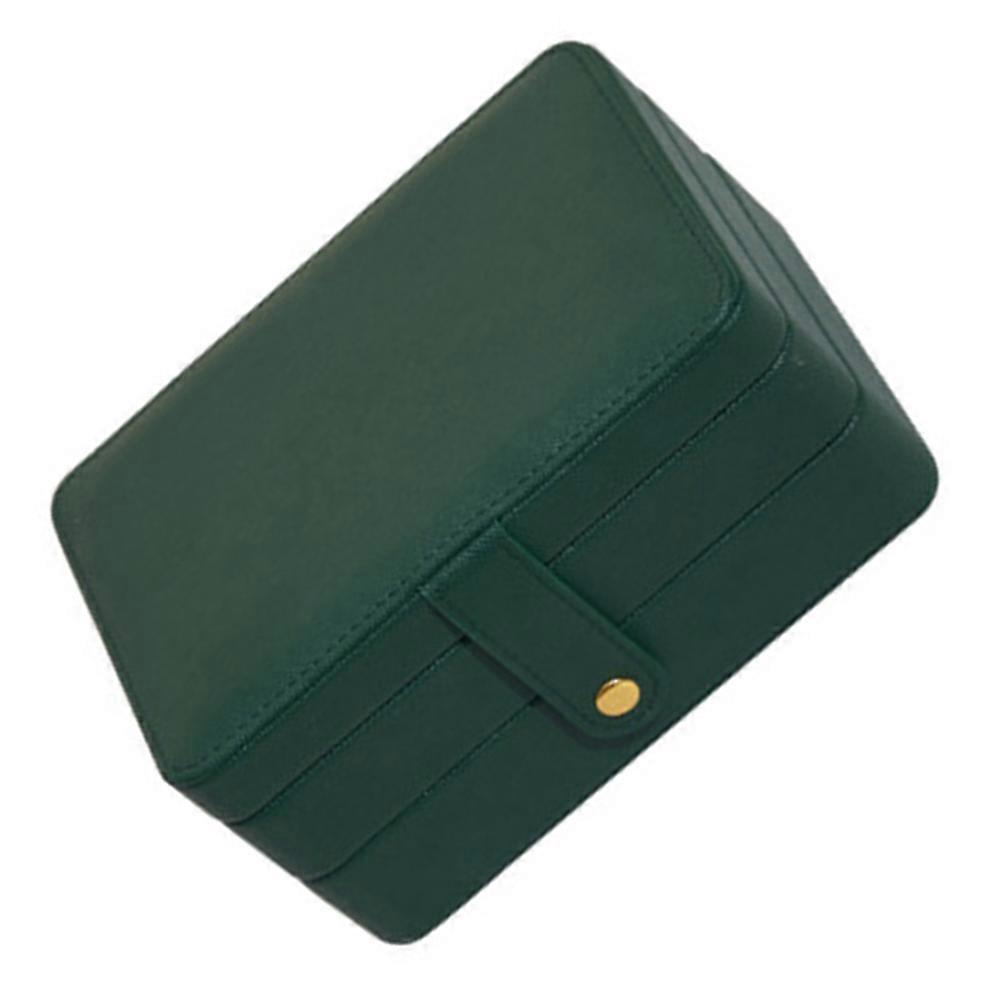 Multilayer Jewelry Box Made of PU for Storage Use 2Pcs Set