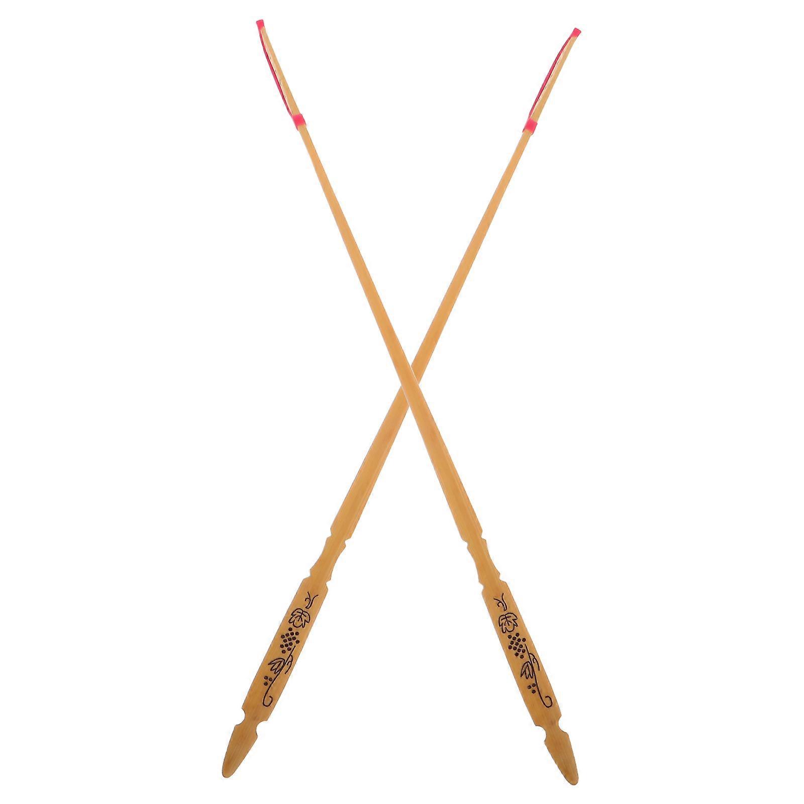 Dulcimer Hammer Sticks Professional Bamboo Yangqin Mallets 10Pcs Set