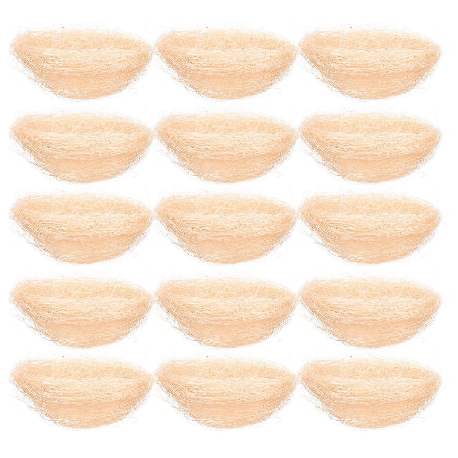 Bird's Nest Decor for Cold Dish Use with 15Pcs Ornamental Set