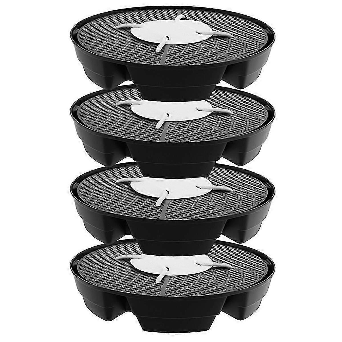 Self watering plant saucer with mesh holes 4pcs flower pot base drip tray Plant pot saucer with self watering base 4pcs mesh holes drip catcher 4pcs f