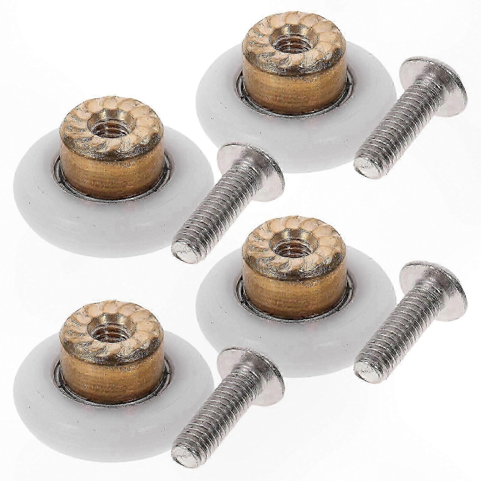 Smooth Sliding Shower Door Rollers with Minimalist Design for Quiet Operation