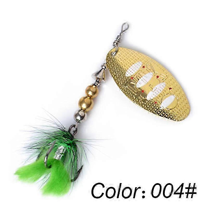 FTK Willow Spinner Lure 20g 14g 8g Copper Size 3#-5# with Treble Hook 2#-1/0# Lure 26s