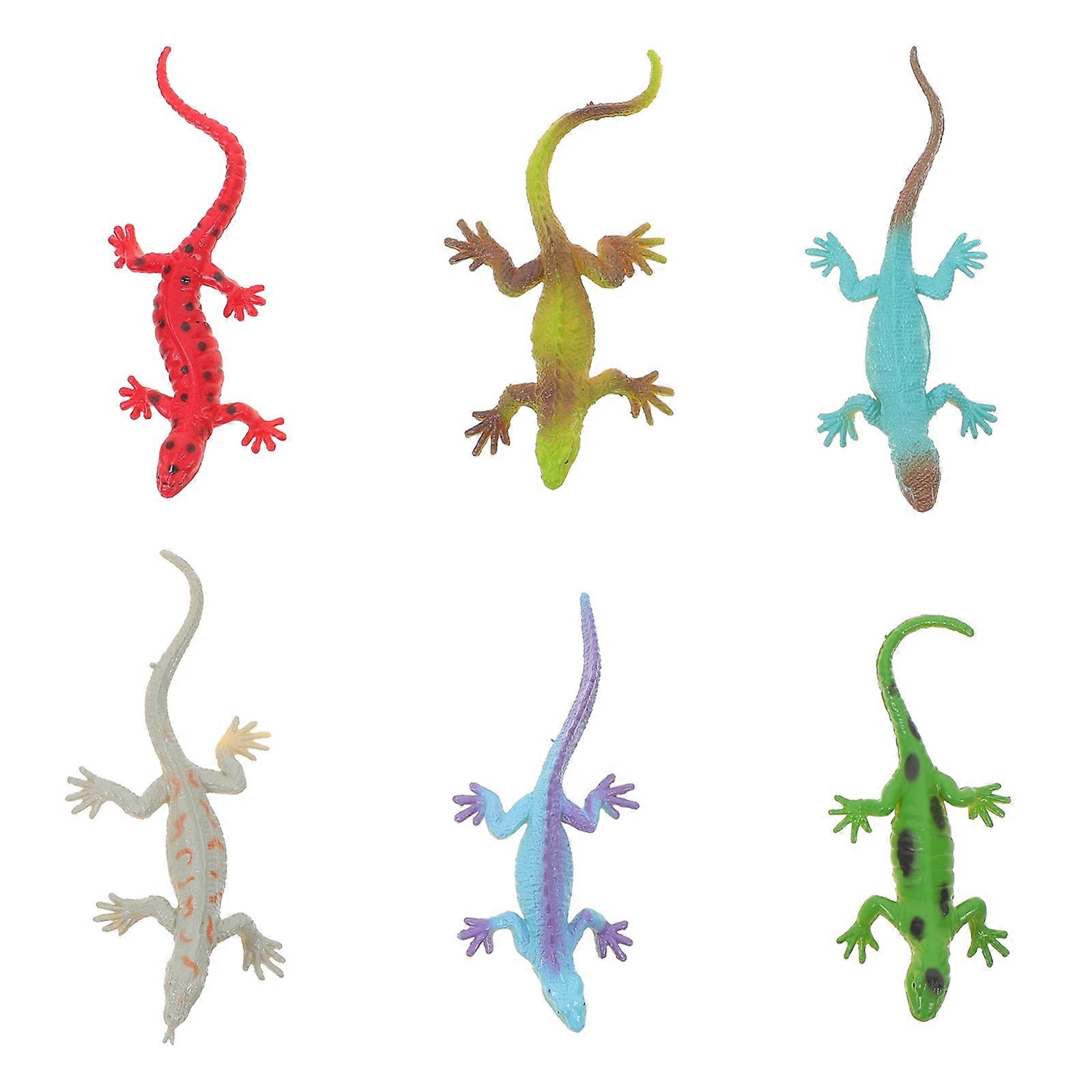 Simulation Lizard Toy Plastic Mini Lizard Statue for Home 30Pcs