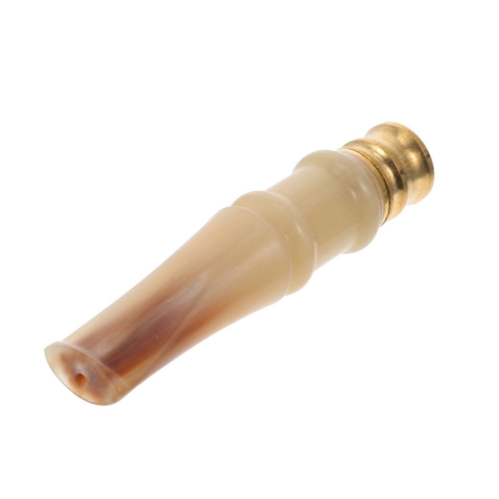 Ox Horn for Tar Filtration with 1Pcs Retro Style