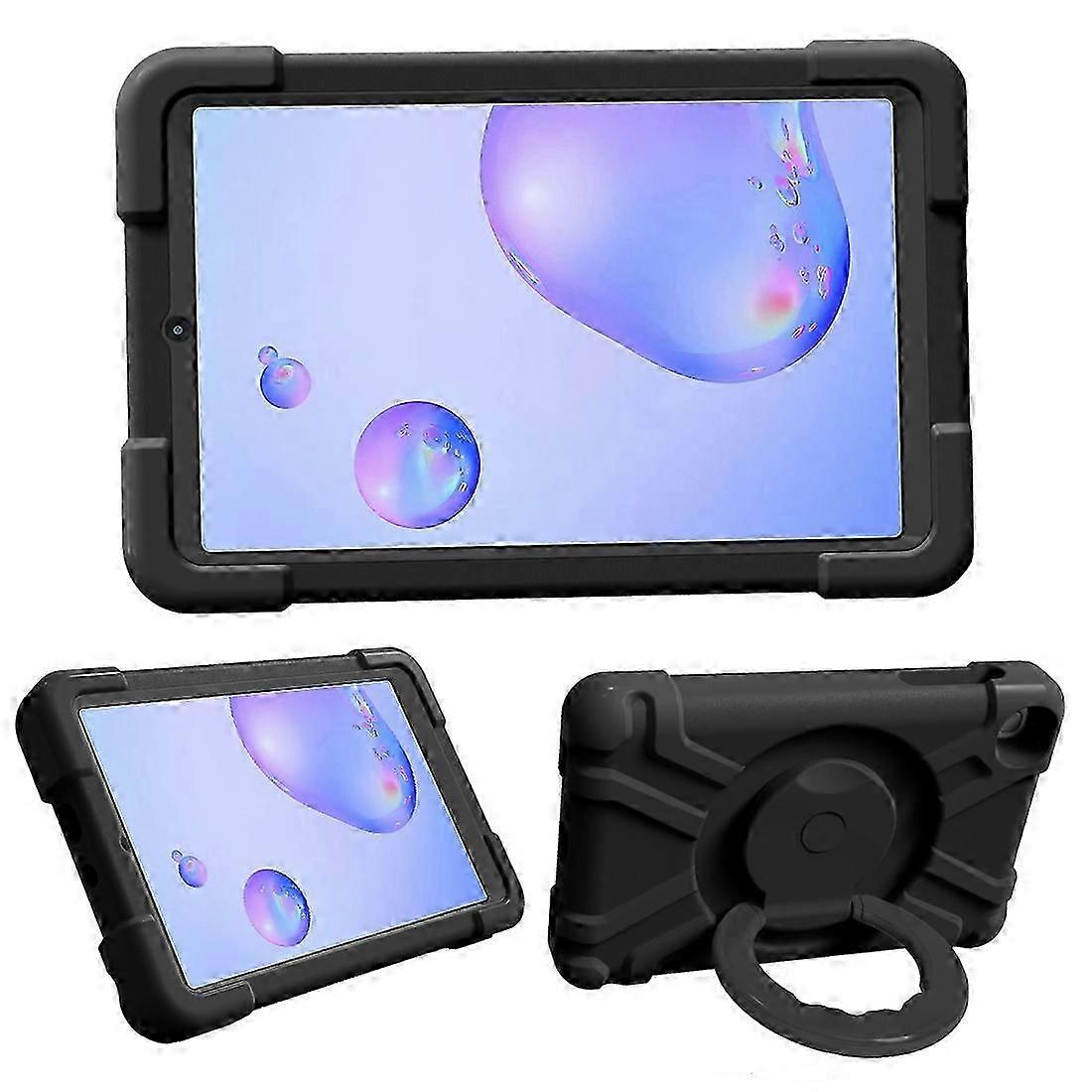 PC + Silicone Shockproof Combination Case with 360 Degree Rotating Holder & Handle For Galaxy Tab A 8.4 (2020) T307