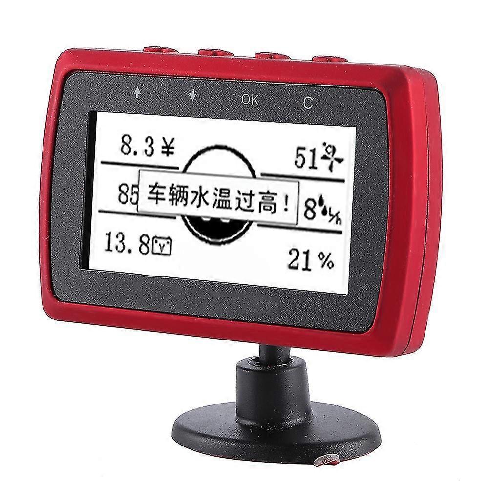 Car Trip Computer OBD Scanner with Head Up Display compatible with Speed and Water Temperature, Fault Code Reader Included