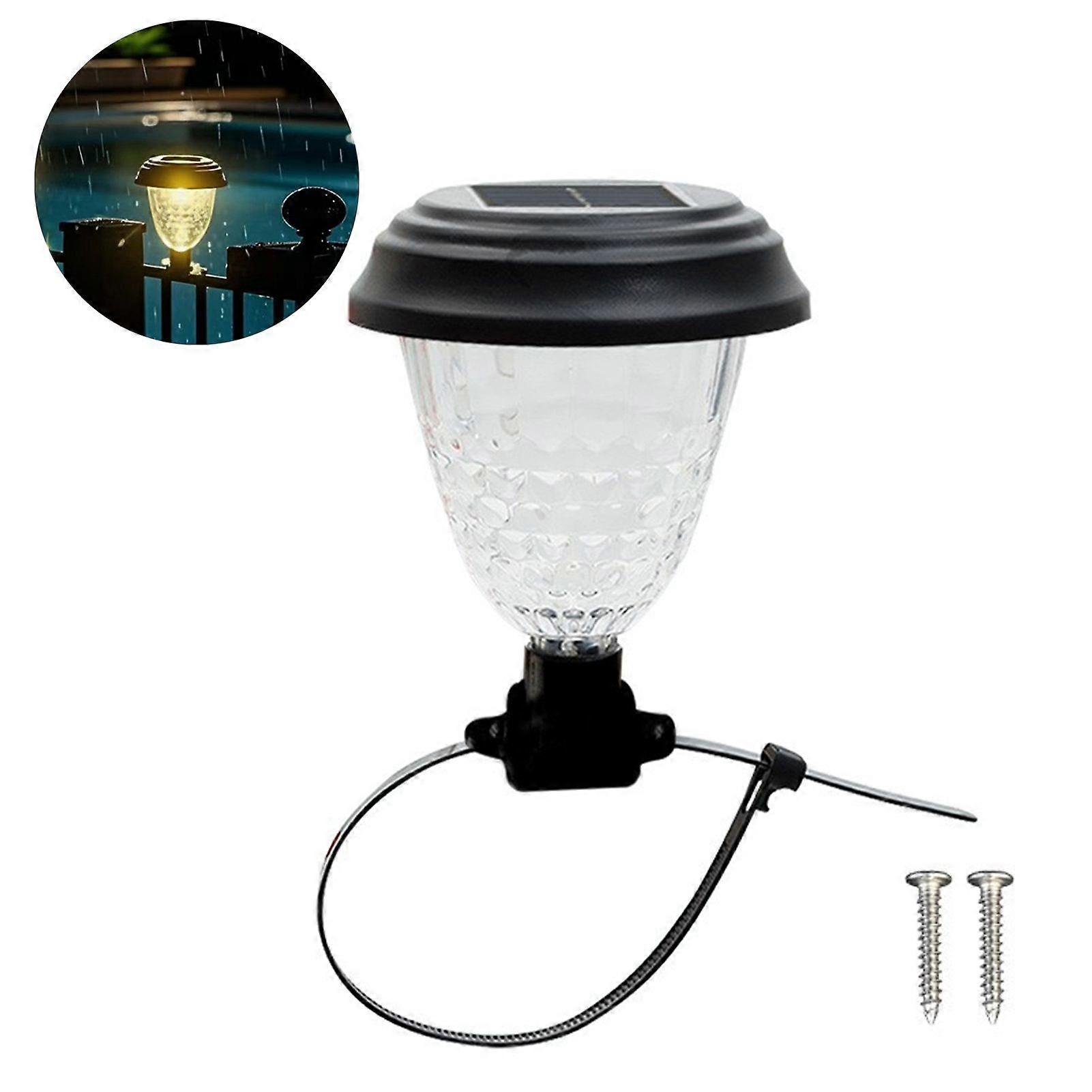 Solar Pool Light Automatic ON/OFF Easy to Install Multipurpose LED Energy Saving Waterproof Deck Fence Light
