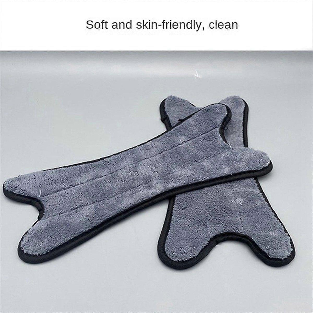 Flat Floor Mop with Replace Cloth Heads 360 Degree Squeeze Mop