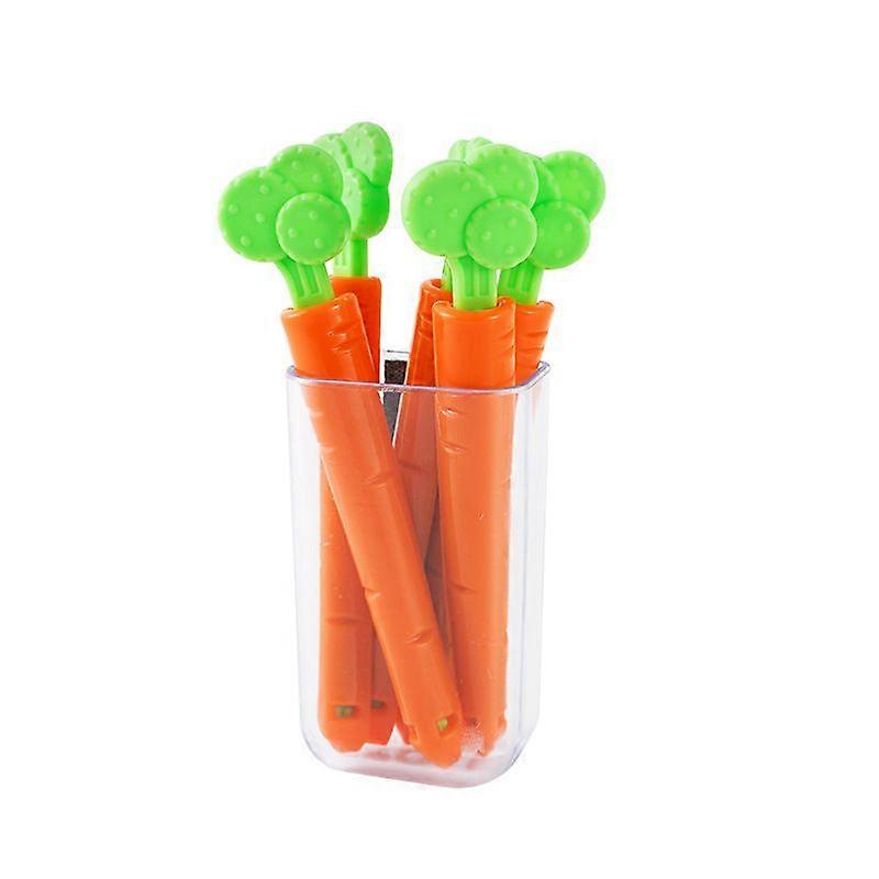 Portable Snacks Sealer Carrot Closure Bag Clips