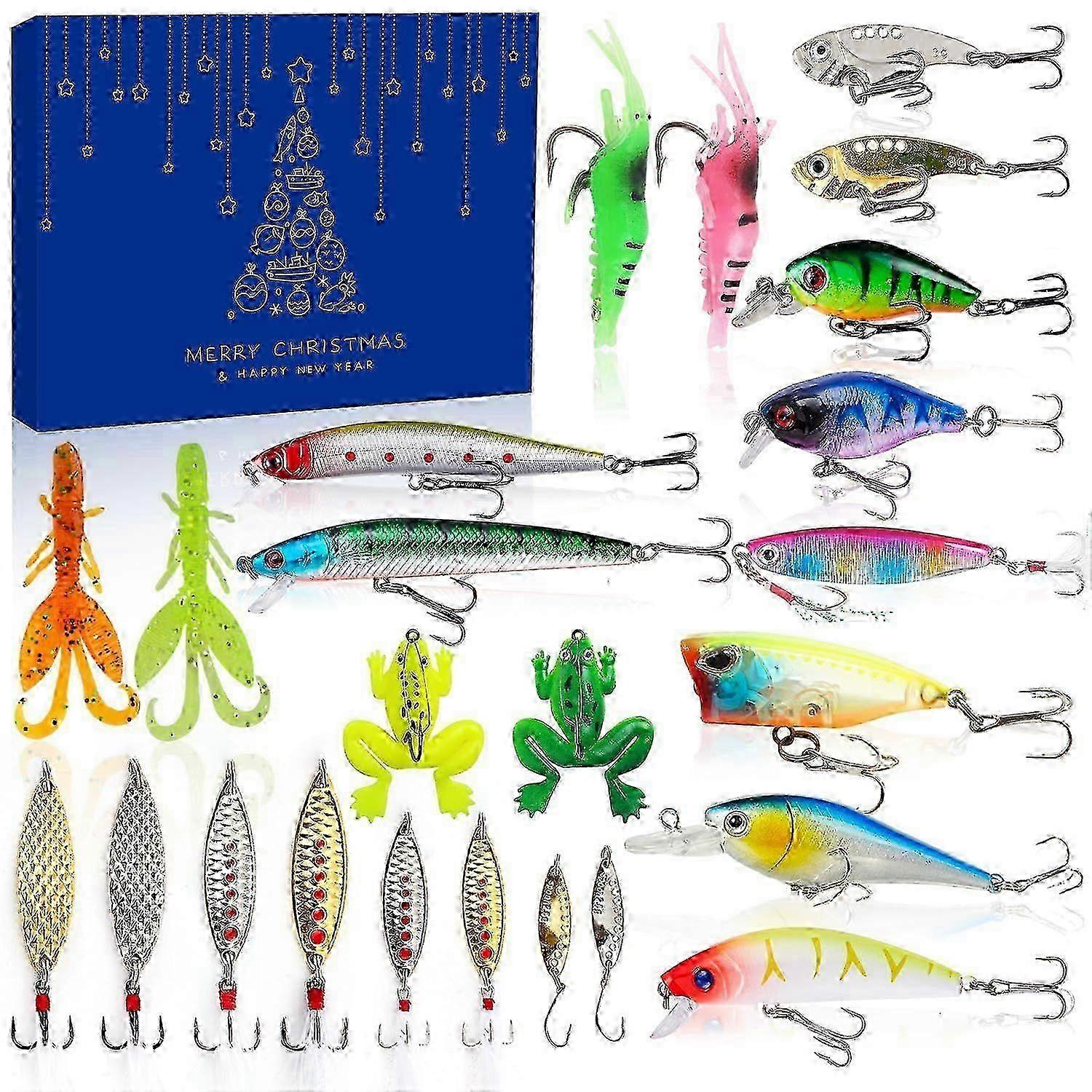 Christmas Fishing Lure Advent Calender