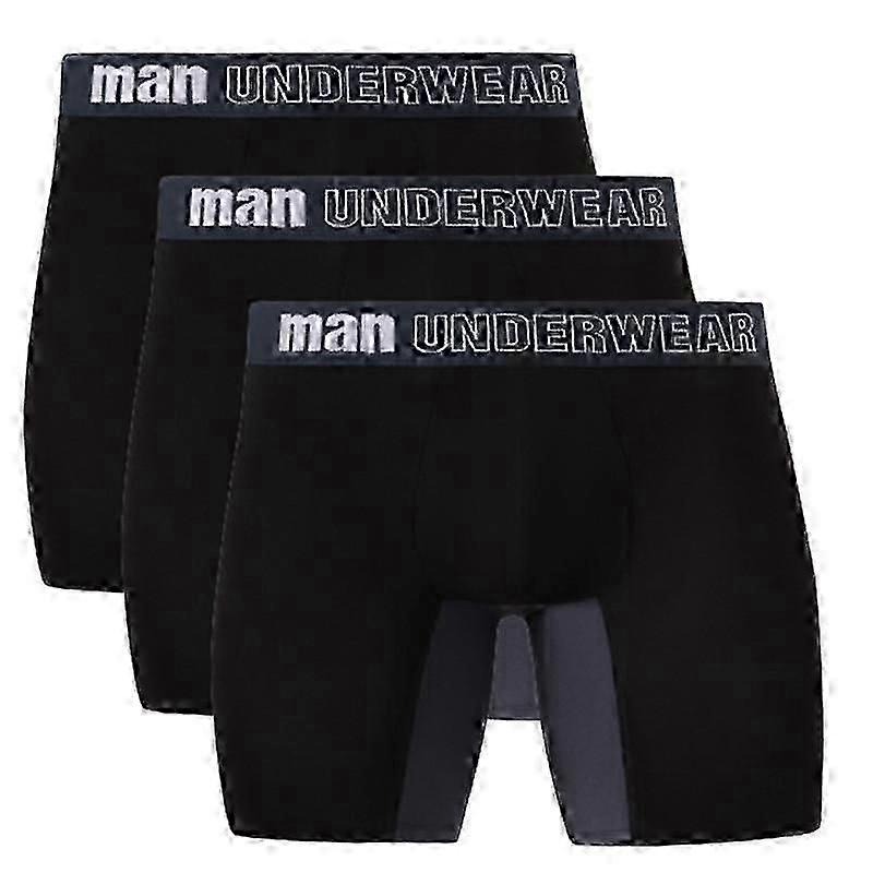 3ピースビッグサイズメンズ下着ボクサーパンティーM L XL 2XL 3XL 4XL 5XL 6XL