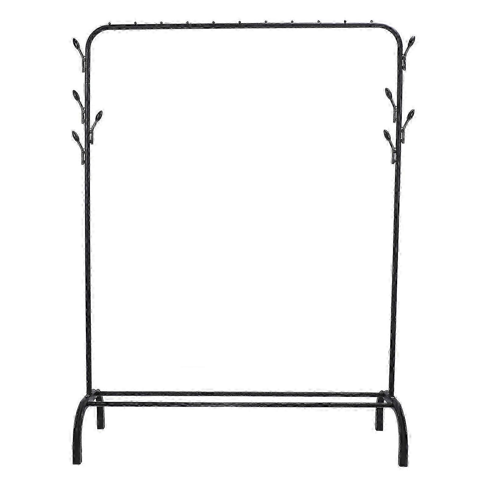 Hot Floor Clothing with Side Hooks Multifunctional High Load Capability Garment Rack for Dry Hanging Clothes