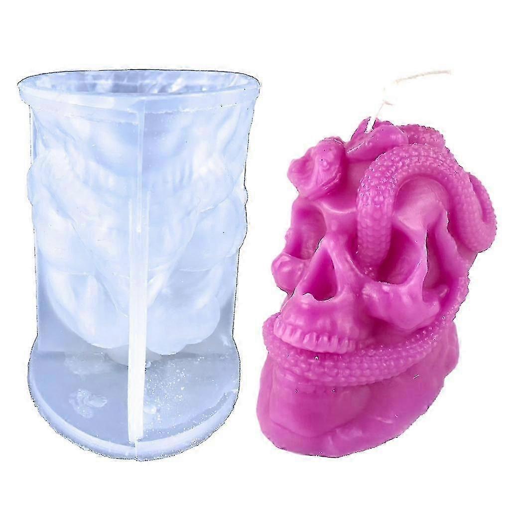 Skull Resin Molds,skull Candle Making Molds,halloween Skull Epoxy Casting Molda