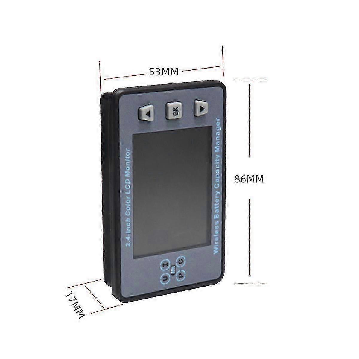 VAC8810F 2.4 Inch Wireless Voltage Meter+Measurement Box+Case Coulometer Capacity Power Detector 12