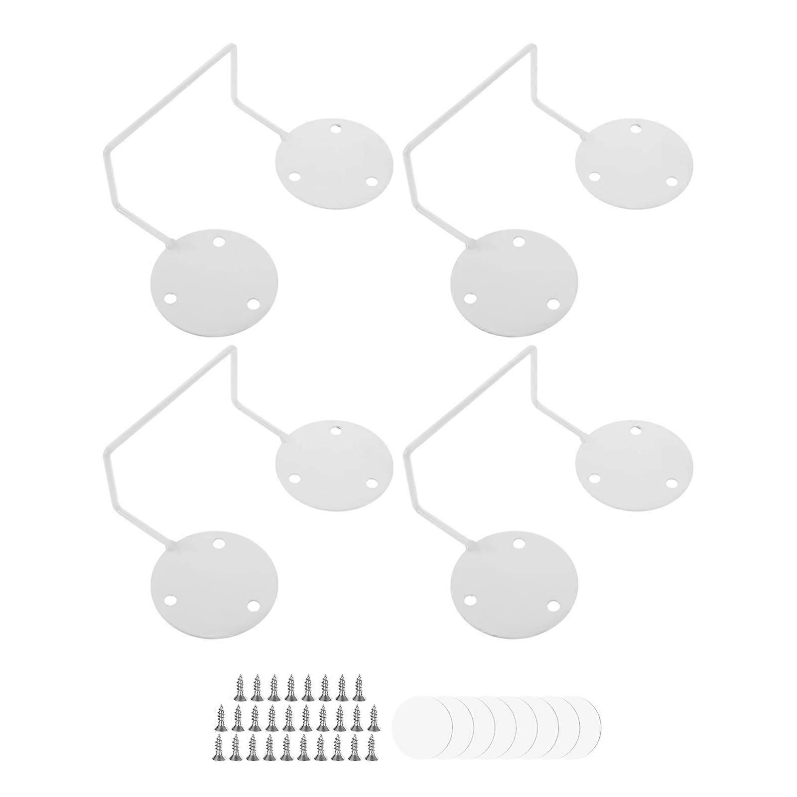 Strong Adjust Mattress Grip Not Slip Retainers Brackets with Adhesive Tape & Hardware Simple Installation  White