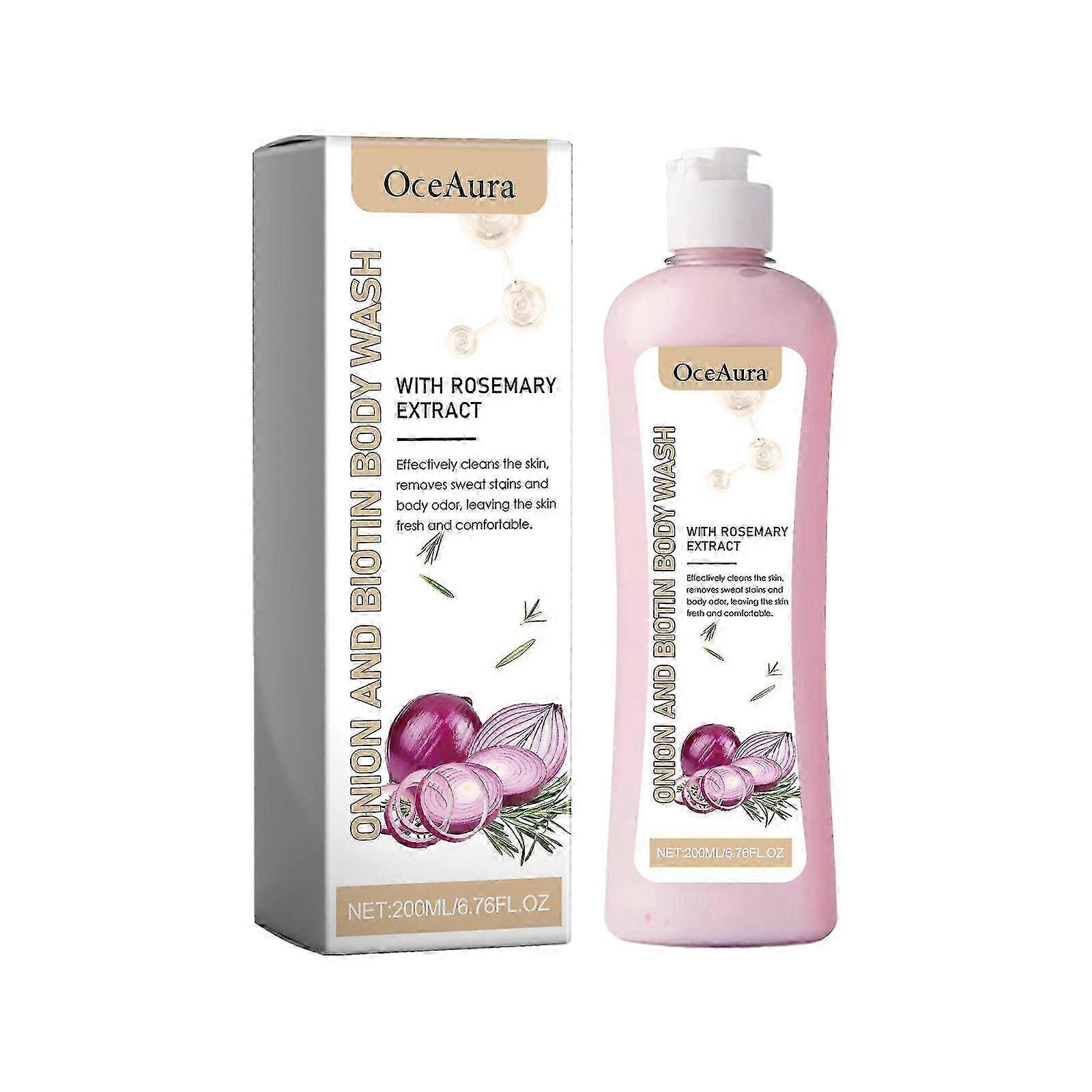 onion biotin rosemary body wash