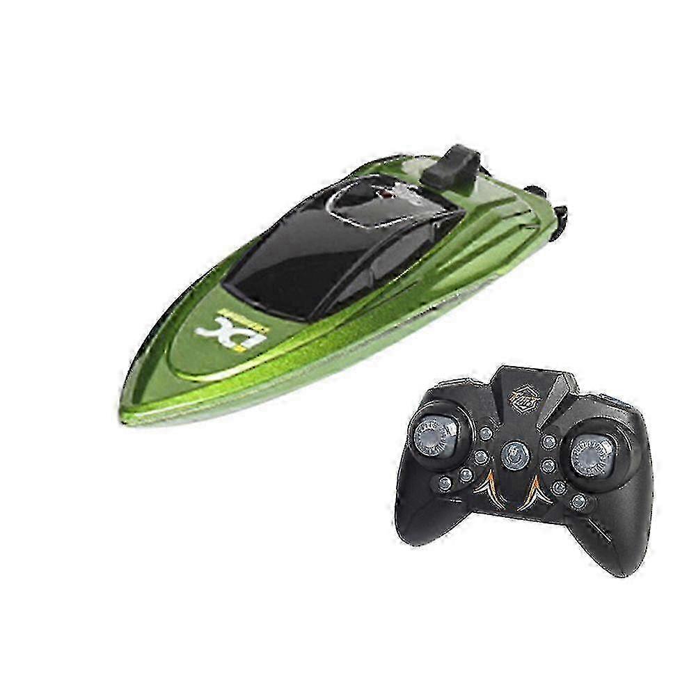 Mini bateau RC 5km/h Radio télécommandé Navire à grande vitesse avec LED Lumière Palm Bateau D’été Jouet D’eau Piscine Jouets Modèles Cadeau