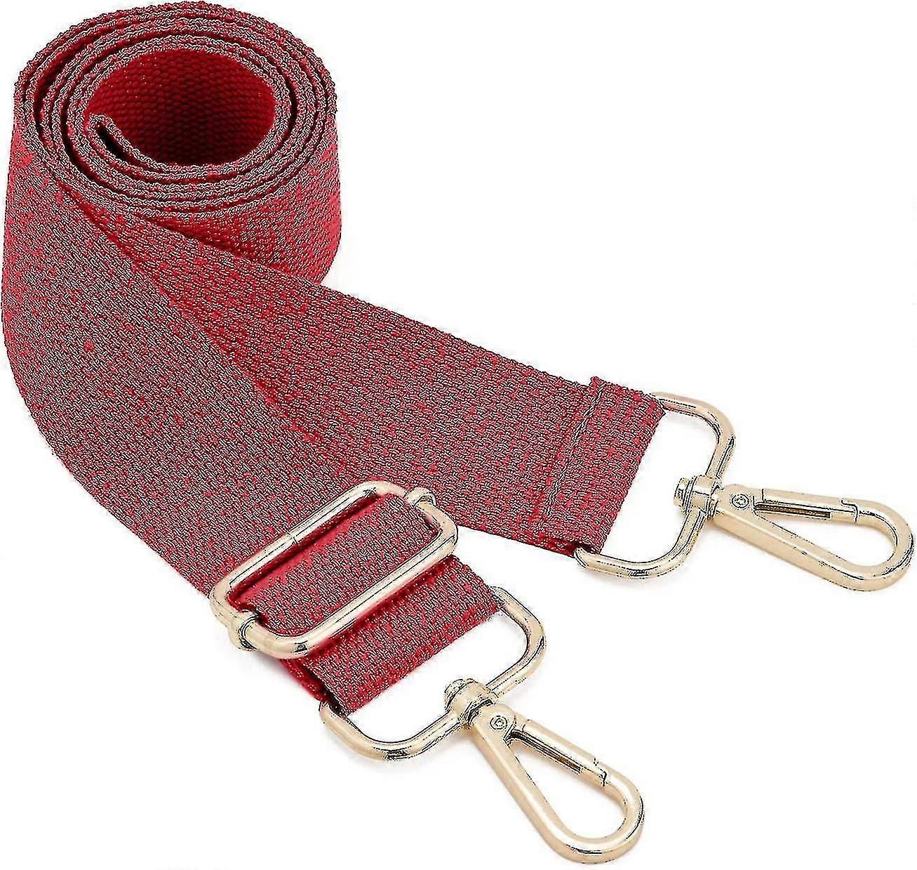 1個のワイドショルダーバッグストラップ、金属製スイベルフック付き調節可能な交換用バッグストラップ(ブラック)CY