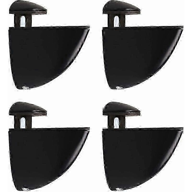 Stylish Zinc Alloy Glass Clamps with Adjustable Clamping for Wood Shelf Brackets 2 to 21 mm Range