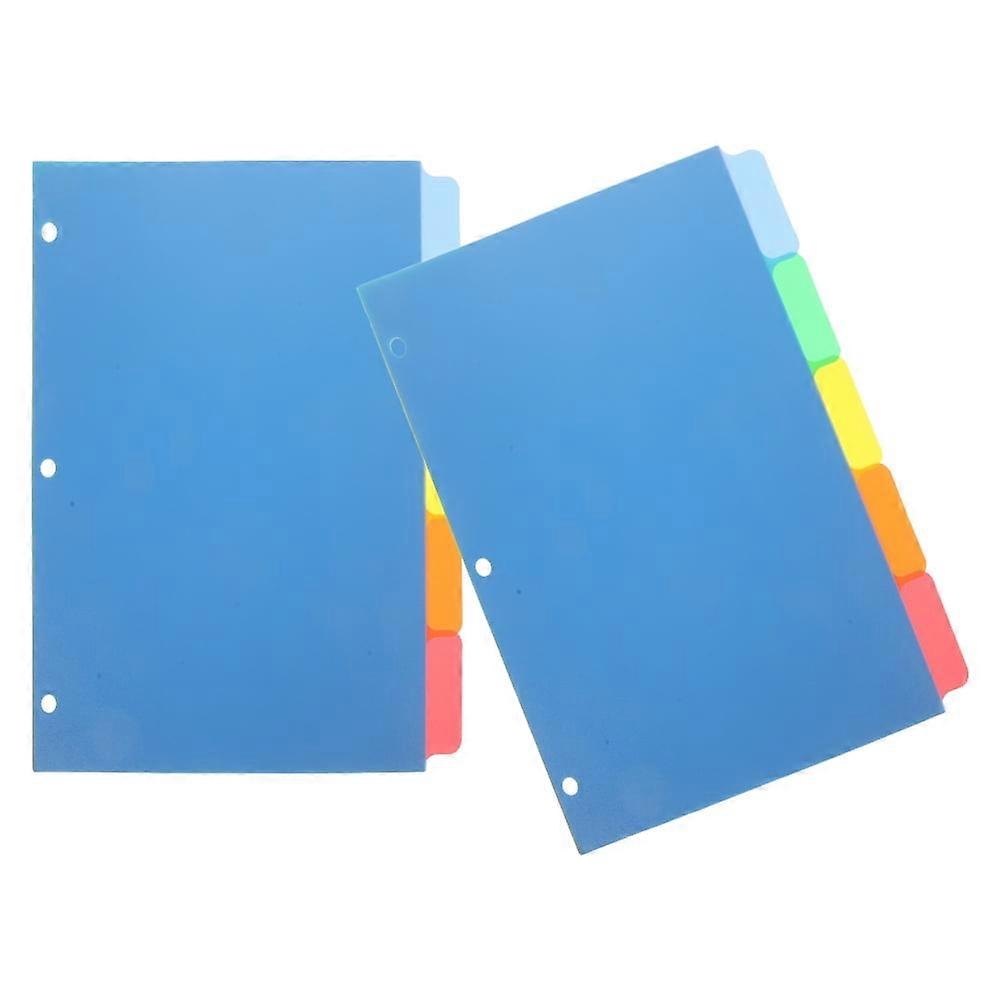 Eease 10Pcs Colored Binder Dividers A4 Notepad Divider Tabs Notebook Index Dividers Page Dividers