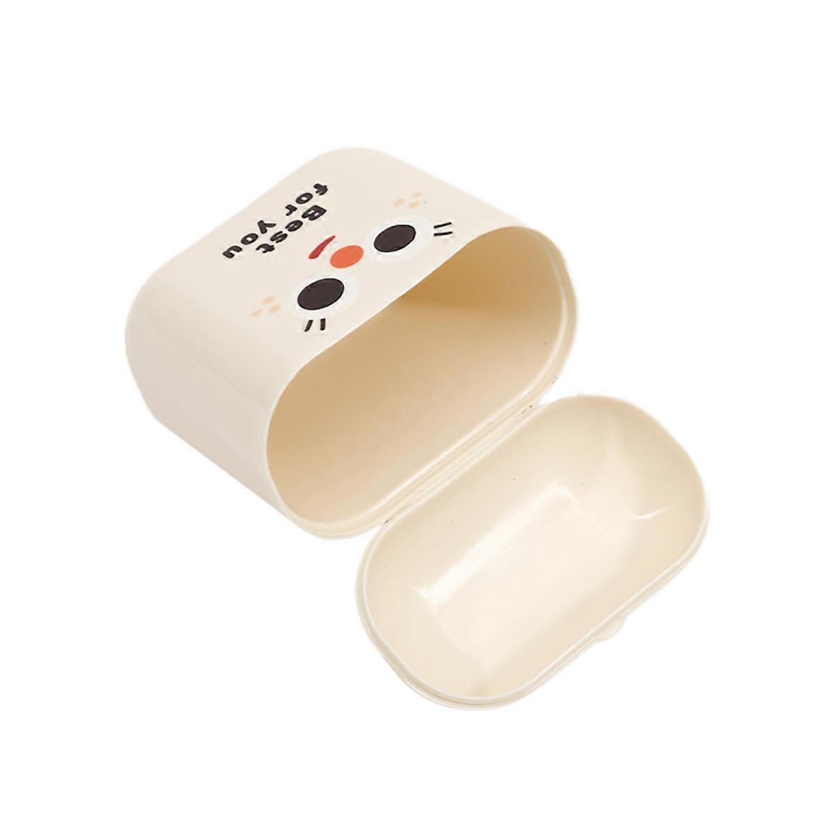 Plastic Cute Storage Box Small Data Cable Organizer Lightweight Sealed Lipstick Storage Box Multi Purpose Headphone Case