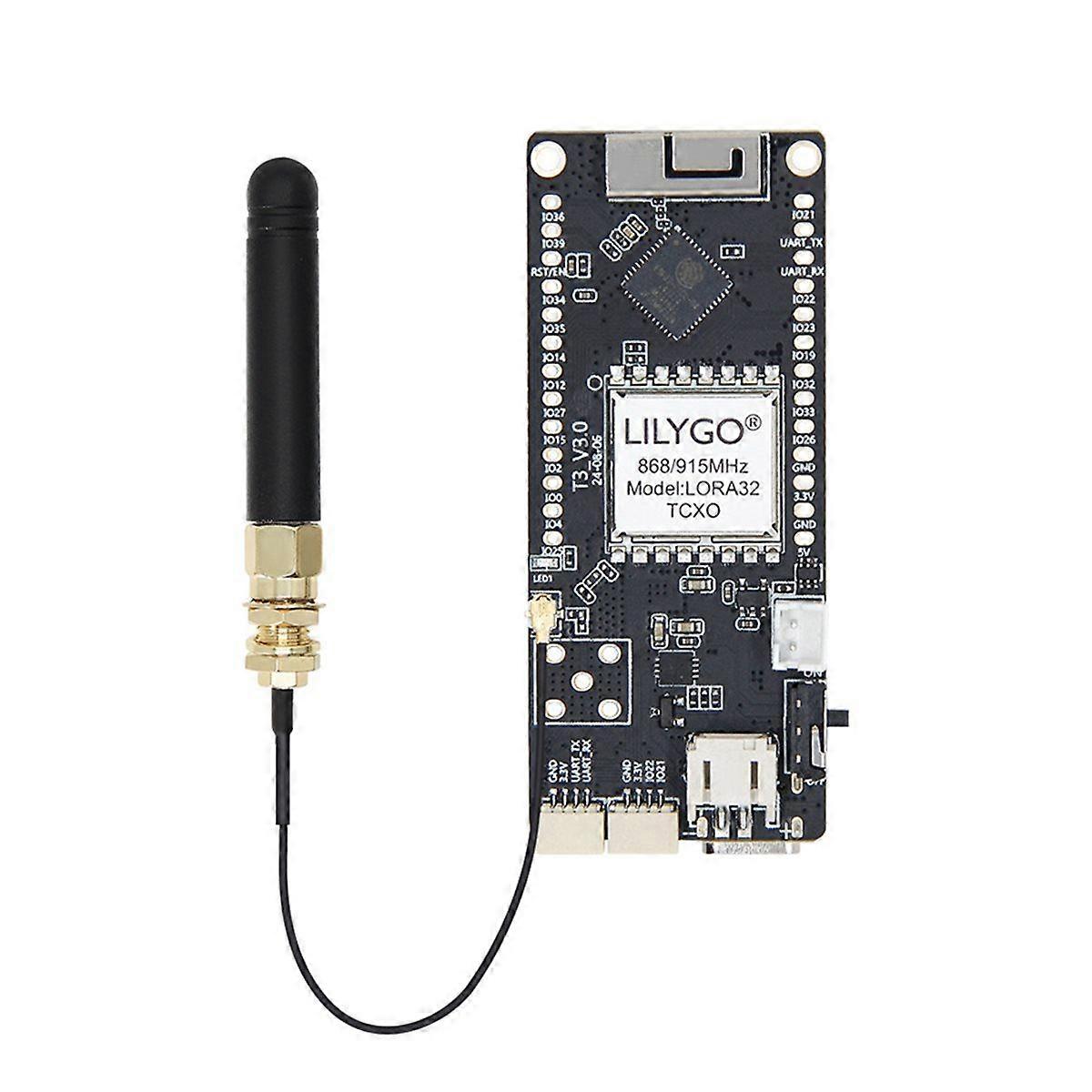 T3 V3.0 ESP32 WiFi & Bluetooth DEV Board SX1276 LoRa Module with 0.96-Inch OLED Display Support TF
