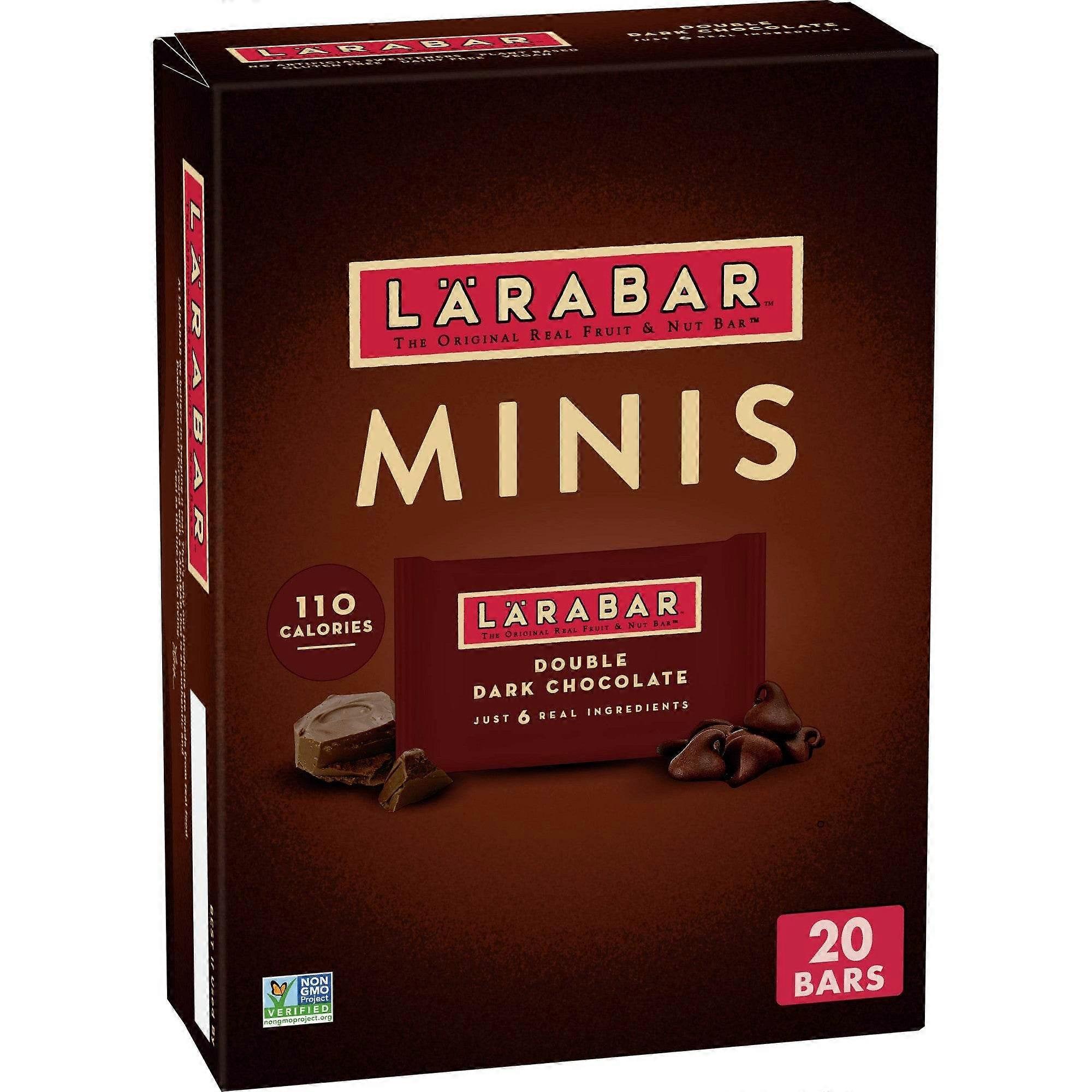 Larabar Double Dark Chocolate Minis, 20 Ea