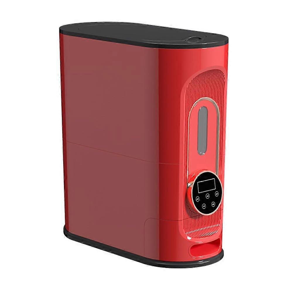 Rice Dispenser With LED Touch Screen, Airtight Rice Storage Container, Capacity Container B, Electric Rice Storage