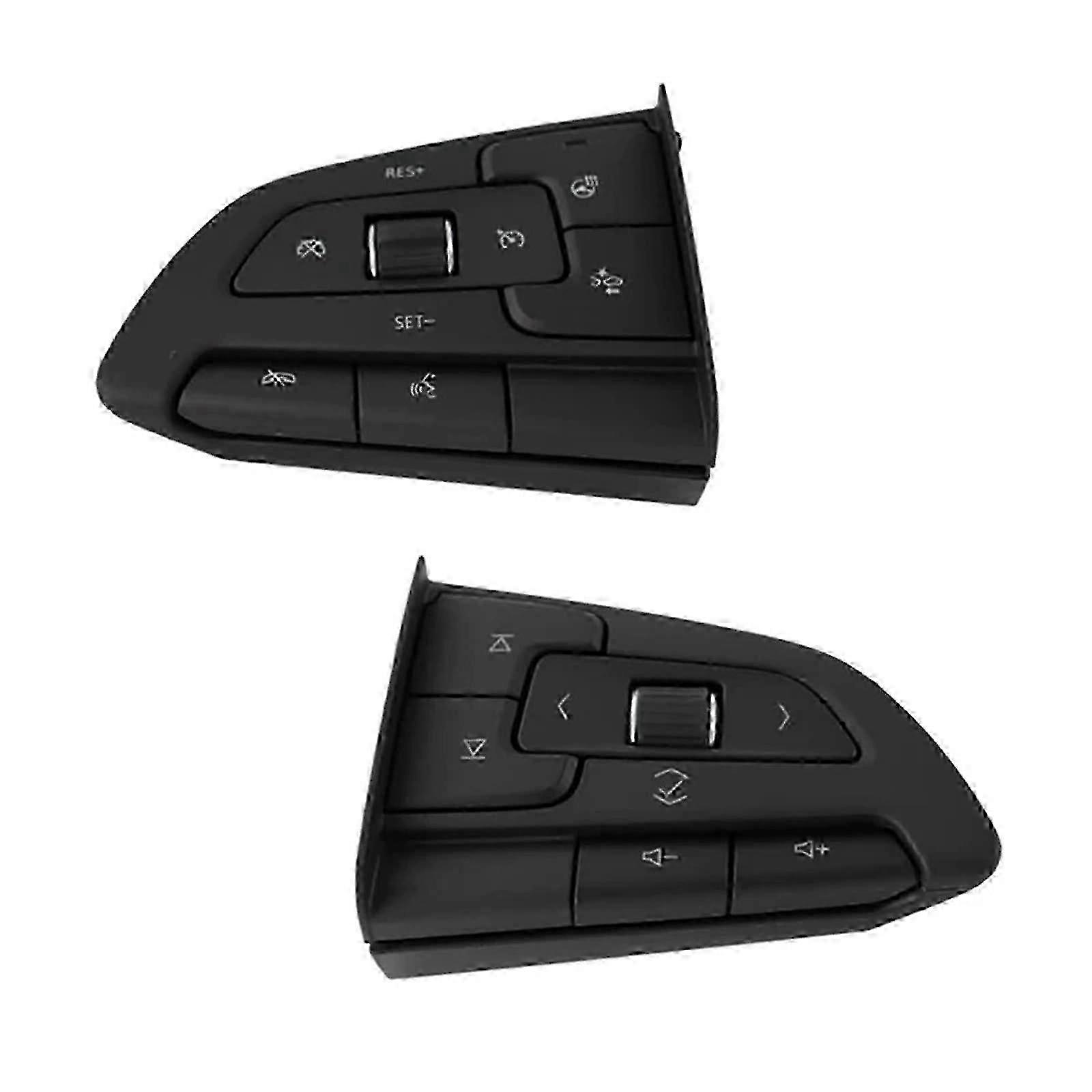 Car Steering Wheel Cruise Control Button Switch with Heating Function Compatible with Cadillac XT4 2019 Replacement