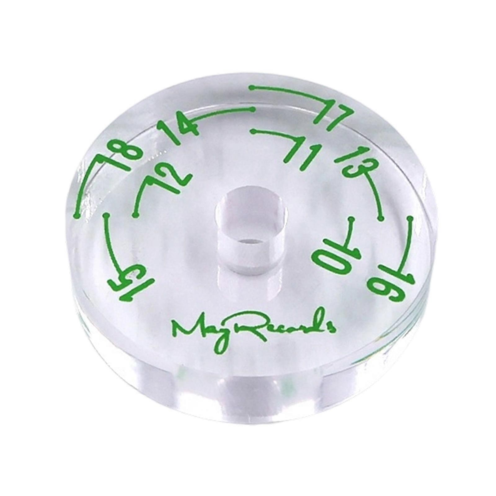 Studio Grade 7 Inch Turntable Adapters Features Textured Acrylic Surfaces Suitable for Secure Grip & Hassle Easy Operation Multicolor