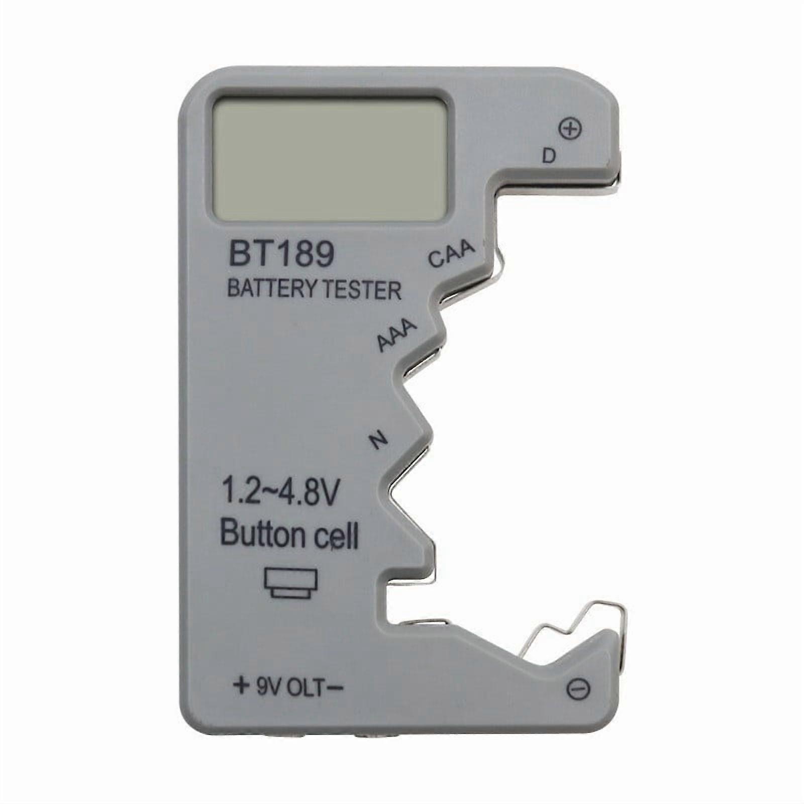 Battery Tester Universal Battery Checker with LCD Display Digital Multi Purpose Small Battery Checker