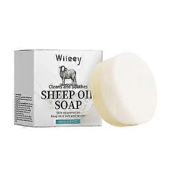 Wiieey Sheep Fat Moisturizing Soap Is Gentle, Refreshing, Oil-Control And Cleansing For The Body And Skin. It Is Also Suitable For Facial Cleansing An
