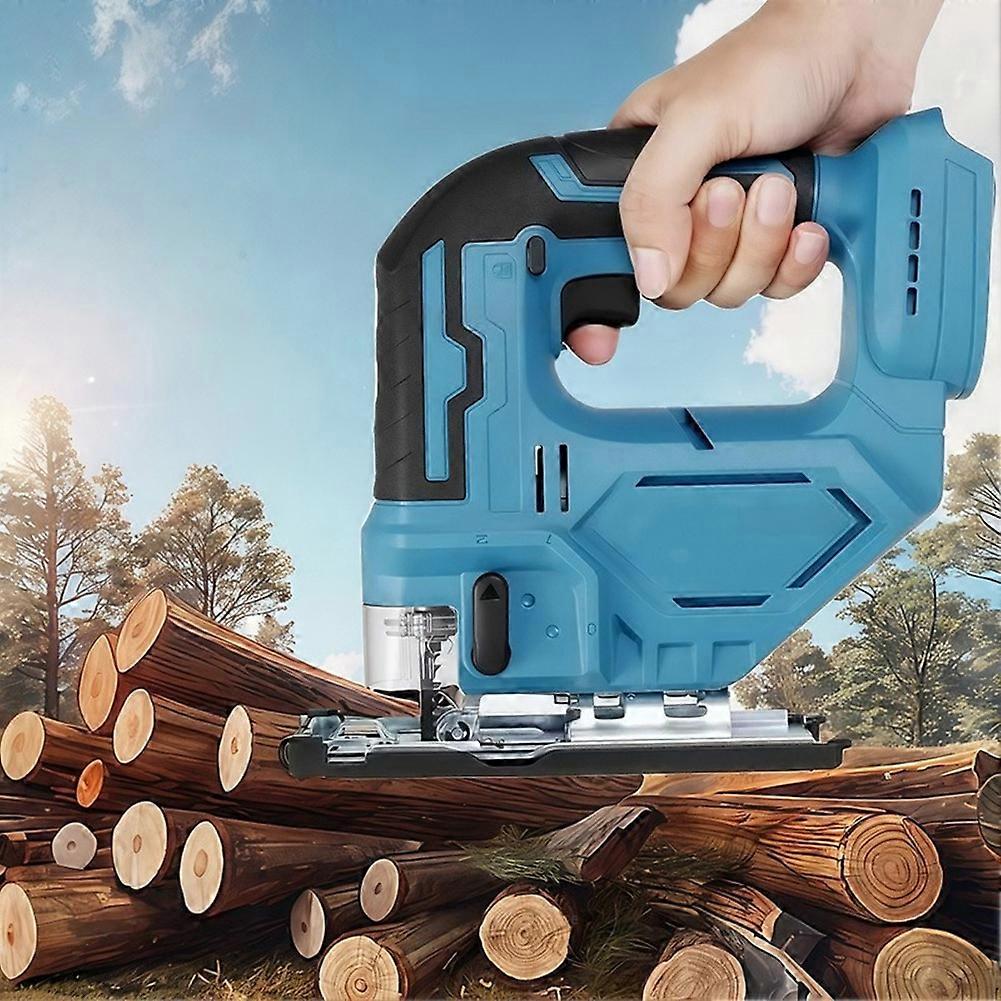 Cordless Electric Jig Saw for 18V Multi-Function Portable Woodworking Tool Without Battery