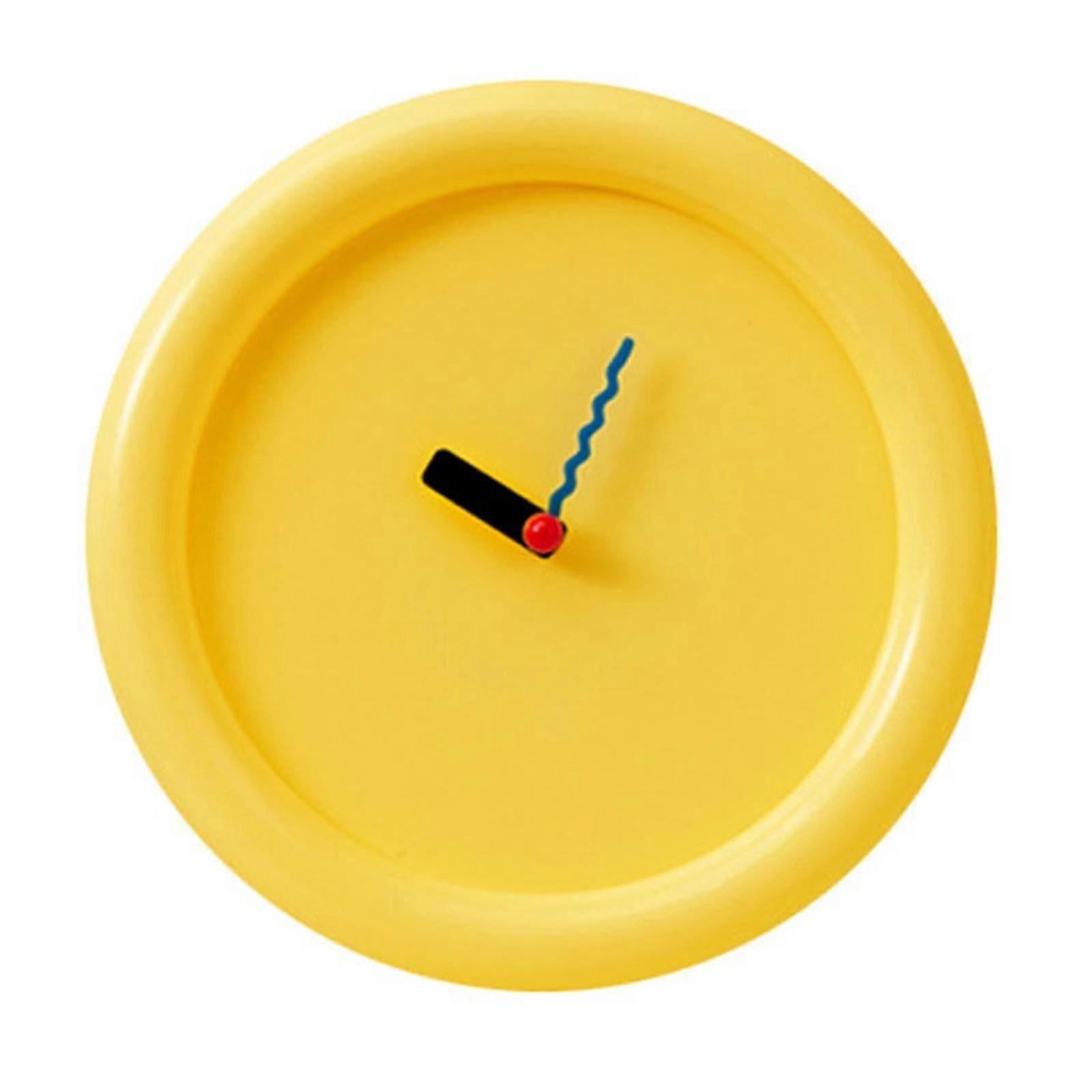 Nordic Styles Modern Bubble Wall Clock in Cream Tone for Personalizing Home Decors Easy Installation Tabletop Clock