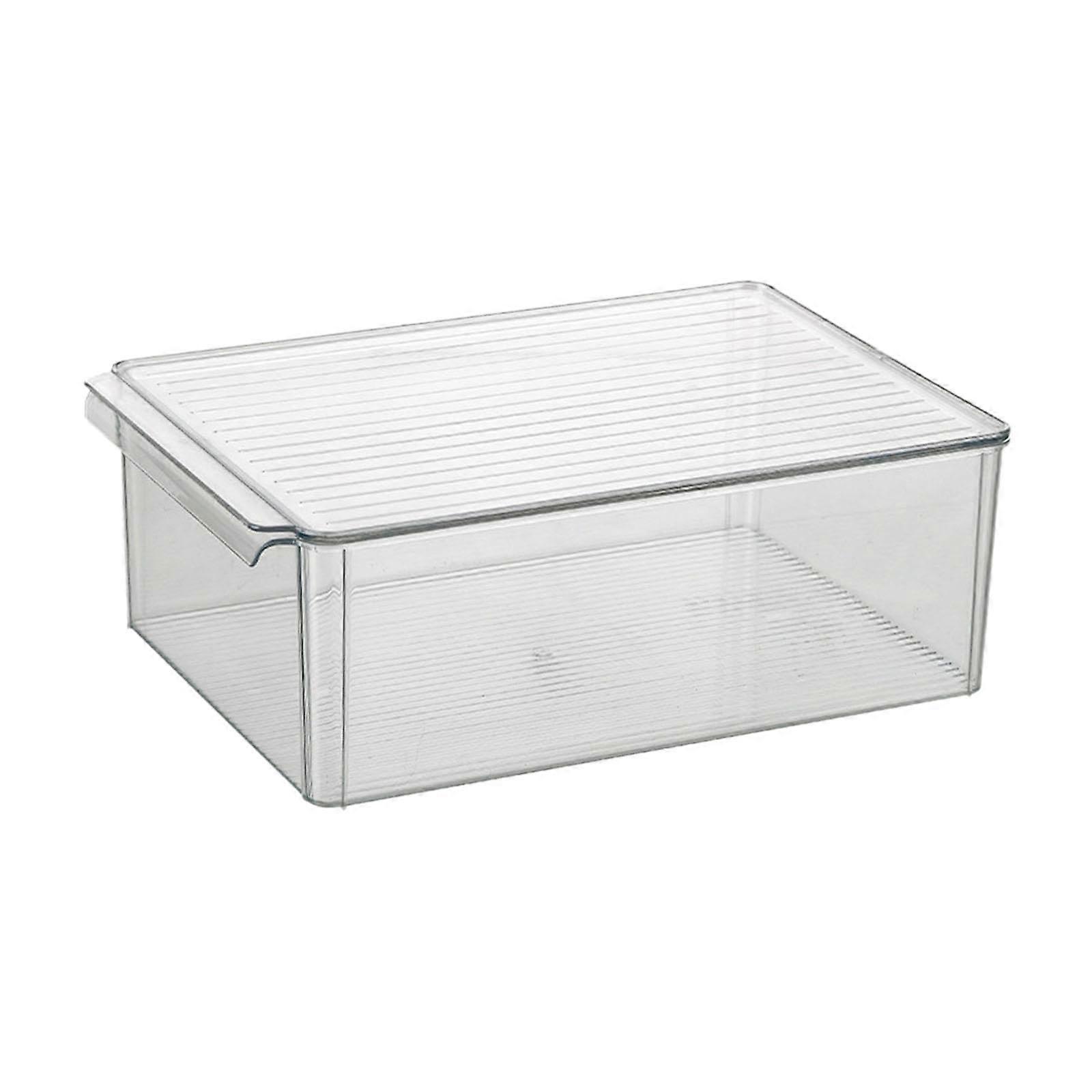 Bread Dough Proofing Box with Lid 6L Clear Container for Refrigerator Dough Ball Storage