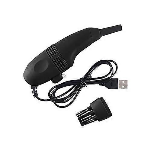 Mini Keyboard Vacuum Cleaner USB Handheld Brush for Easy Keyboard Dust Removal