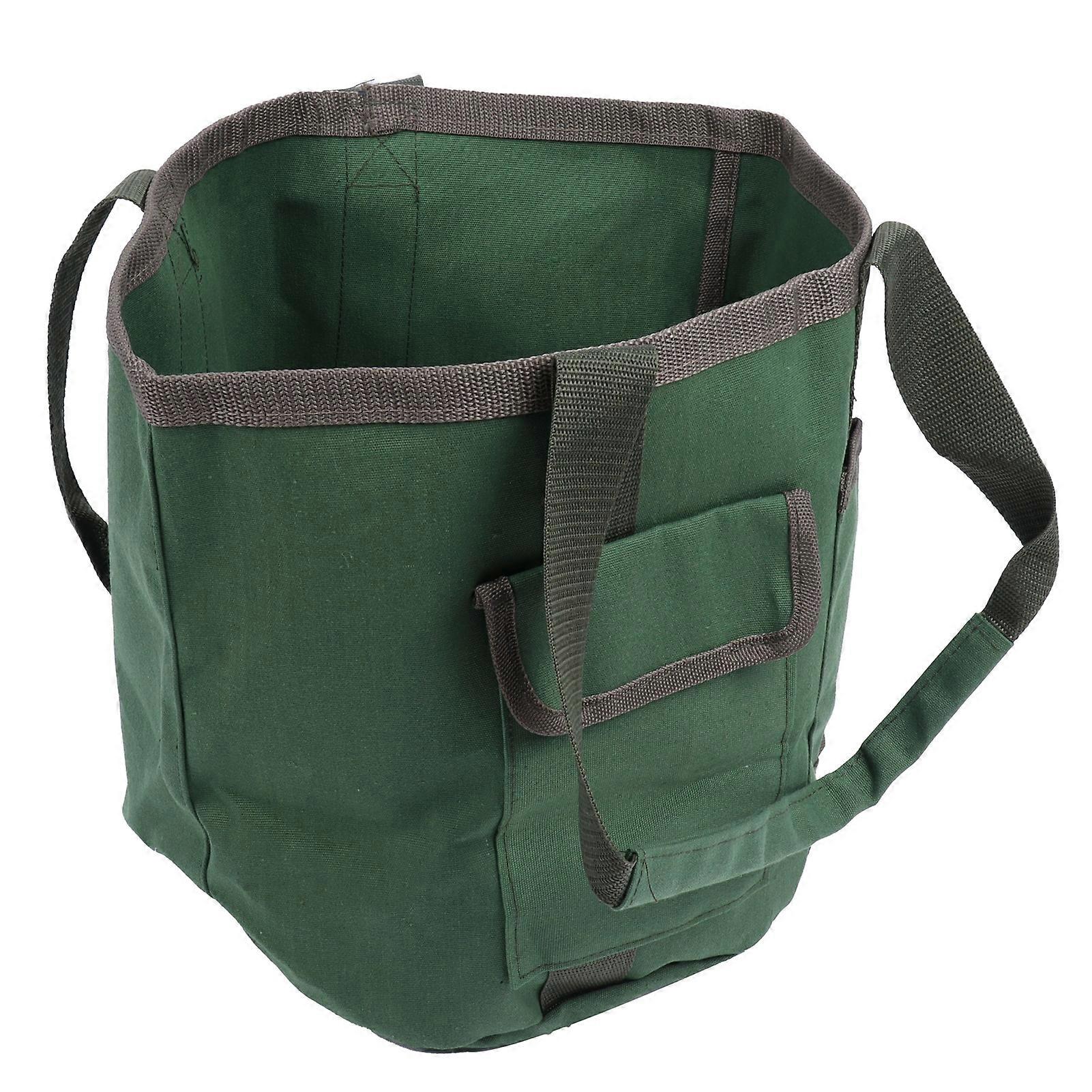 Waterproof Bucket Tool Bag Garden Tote Storage Pouch Multi Function Tool Bucket Organizer