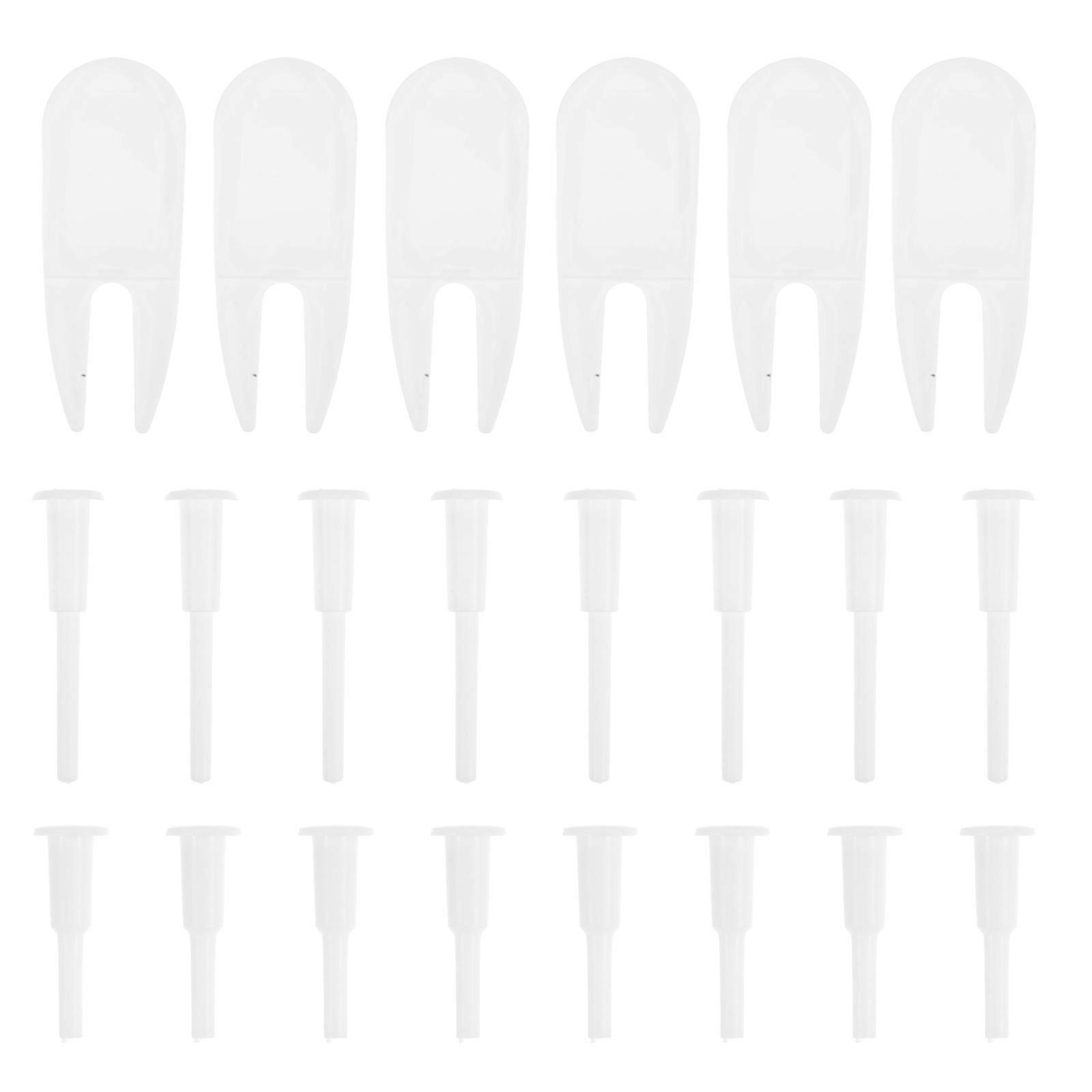 Exercise Ball Plug Replacement Plastic Air Stopper with Needle Pin 1Set