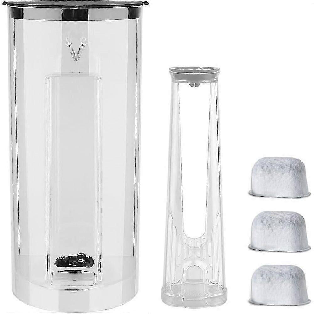 Replacement Parts Water Reservoir with Filter Holder and 3 Charcoal Water Filters,suitable for K-Express Coffee Maker Only