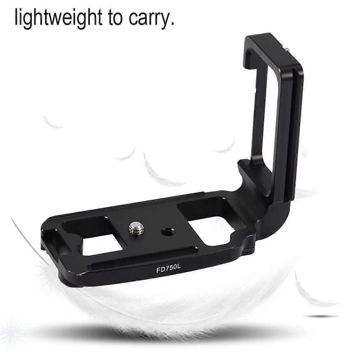 Quick Release L-Plate Bracket for D750 Aluminum Alloy Vertical Camera Grip Enhanced Stability & Port