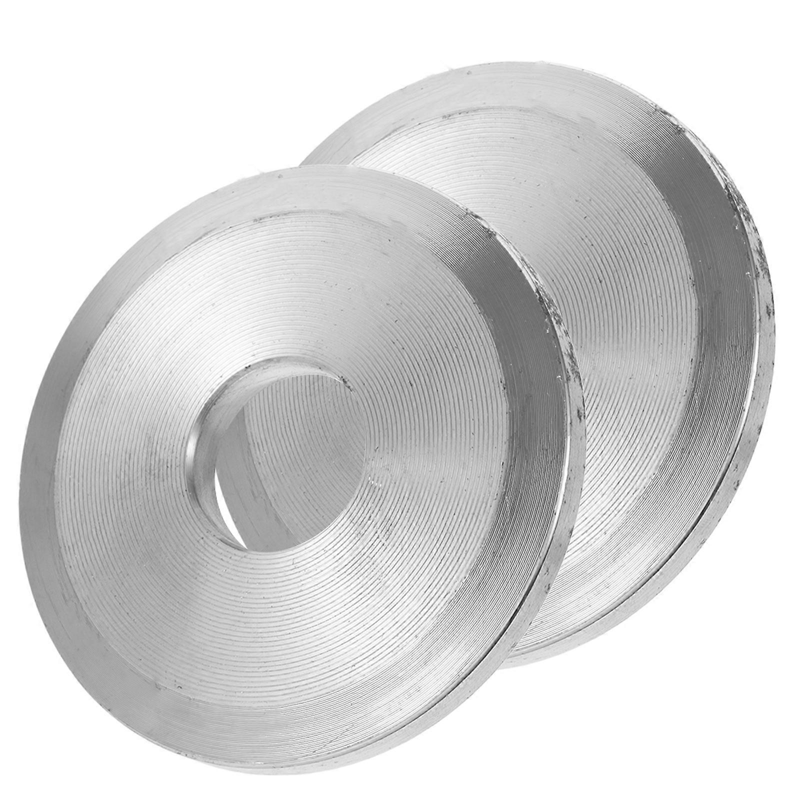 TableSaw Accessory Stabilizer Woodworking Tool Flange Silver 8.00X8.00X0.80cm Precise Cutting 1Pair