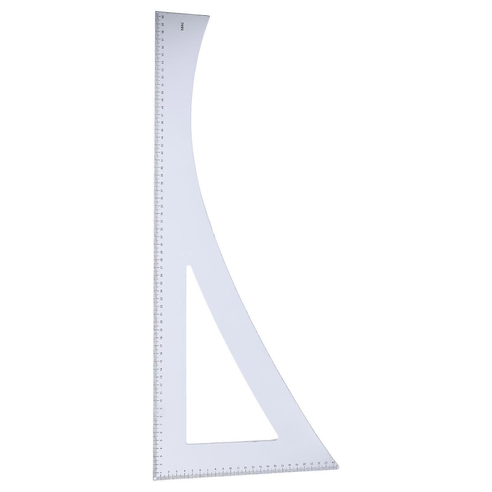 L Shape Ruler Right Angles Ruler 90° Curved Sewing Ruler Measure Tailors Ruler Quilting Ruler Multicolor