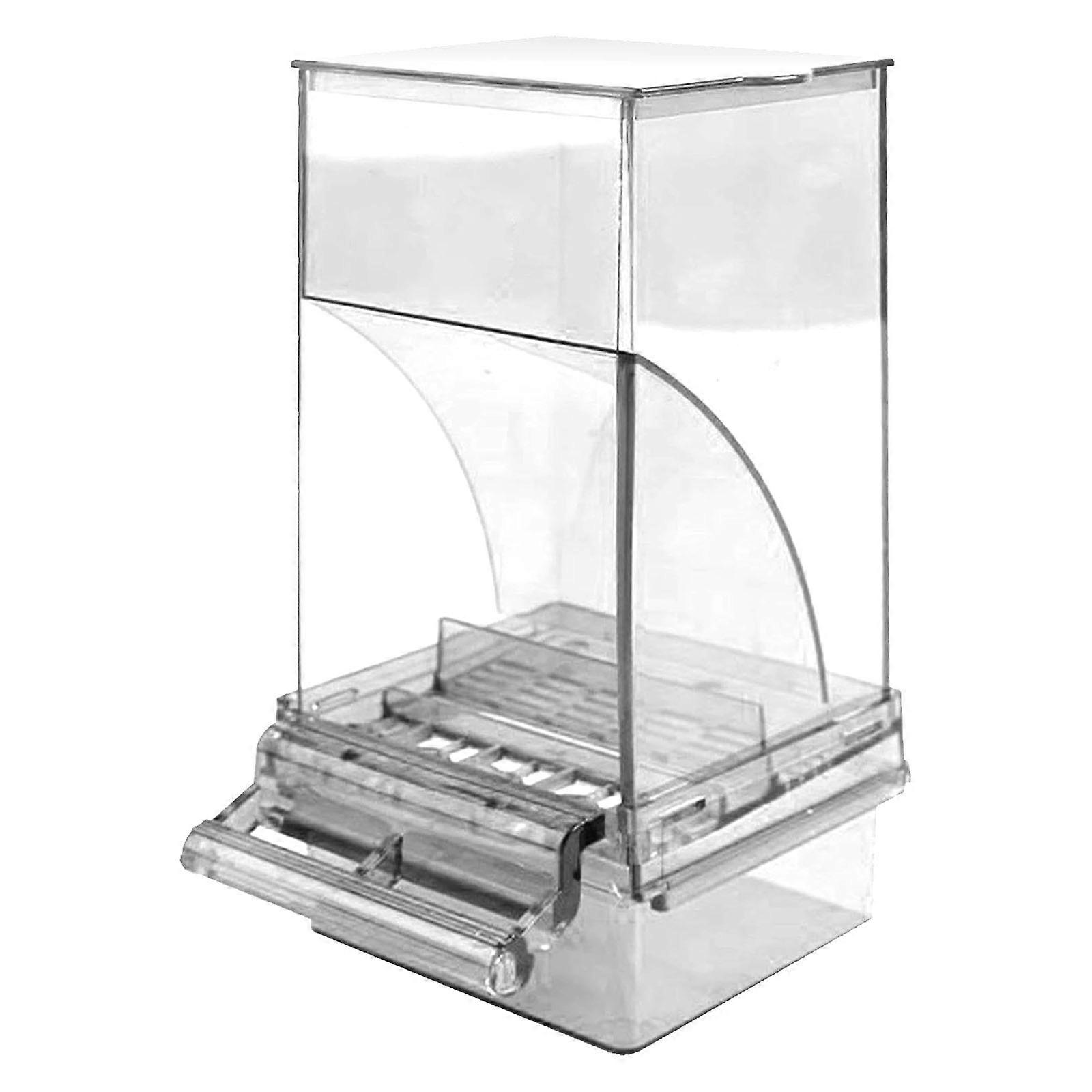 Antispilling Birdcage Feeder Parrots Feeding Box for Budgies Automatic Bird Feeder  Container Bird Feeding Supplies Multicolor