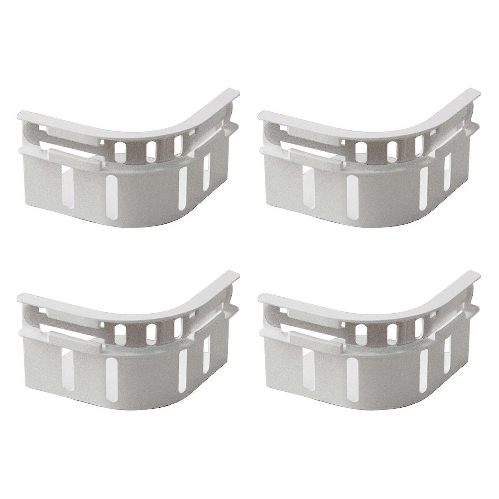 1Set Heavy Duty Bedsheet Corner Tightener Clip Invisible Bed Sheet Grippers for Secure and Tidys Bed Fitting  White