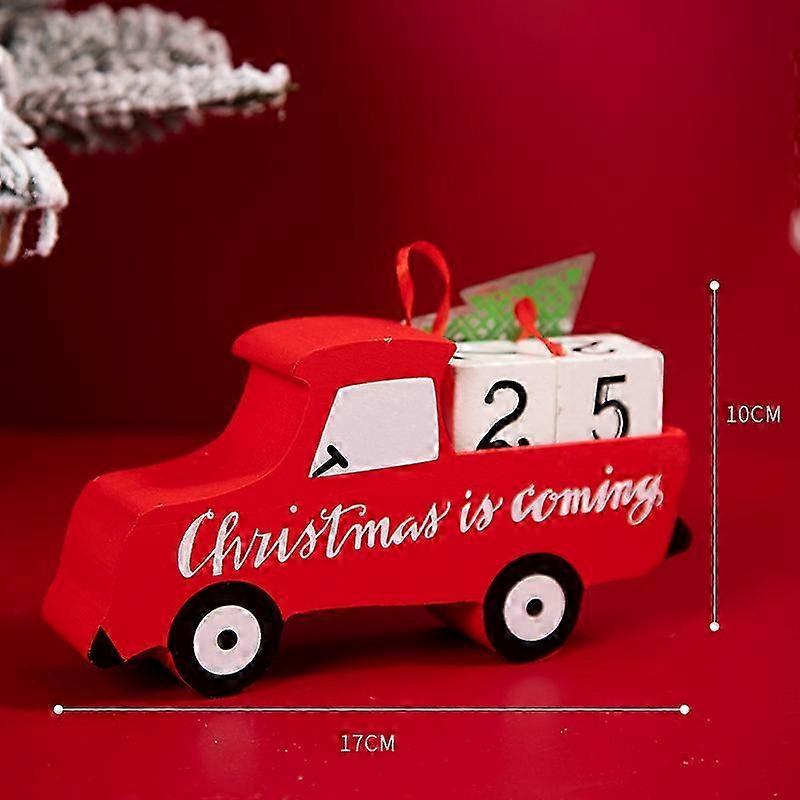 Christmas Advent Calendar for Children with Elk Snowman DIY Decor