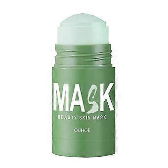 Green Tea Purifying Clay Mask Stick Facial Deep Cleansing Oil Pore Acne Remover